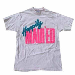 Vintage early 90s Happily Maui’ed‎ tee